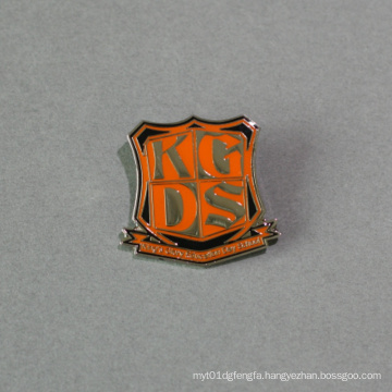 Soft Enamel Lapel Pin with Words Custom Badge (GZHY-SE-017)